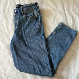 Hollister Striped Mom jeans